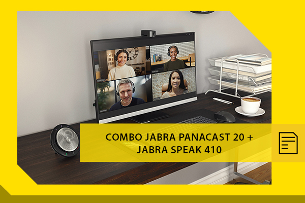 Combo Jabra PanaCast 20 + Jabra speak 410, Giải pháp hội nghị cá nhân chuyên nghiệp