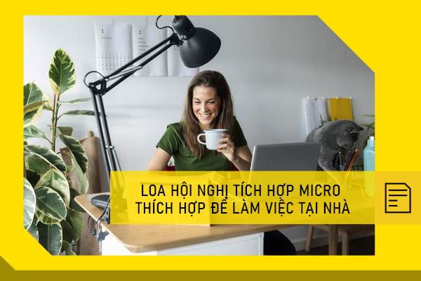 Loa hội nghị tích hợp micro thích hợp để làm việc tại nhà